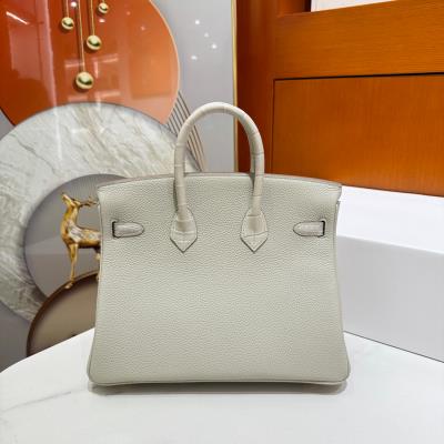 wholesale quality hermes birkin 25 beton matte alligator and togo touch